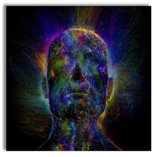 ALIEN Abstraction 105 - Quadro Canvas su telaio in legno - PlastiWood (14552302)