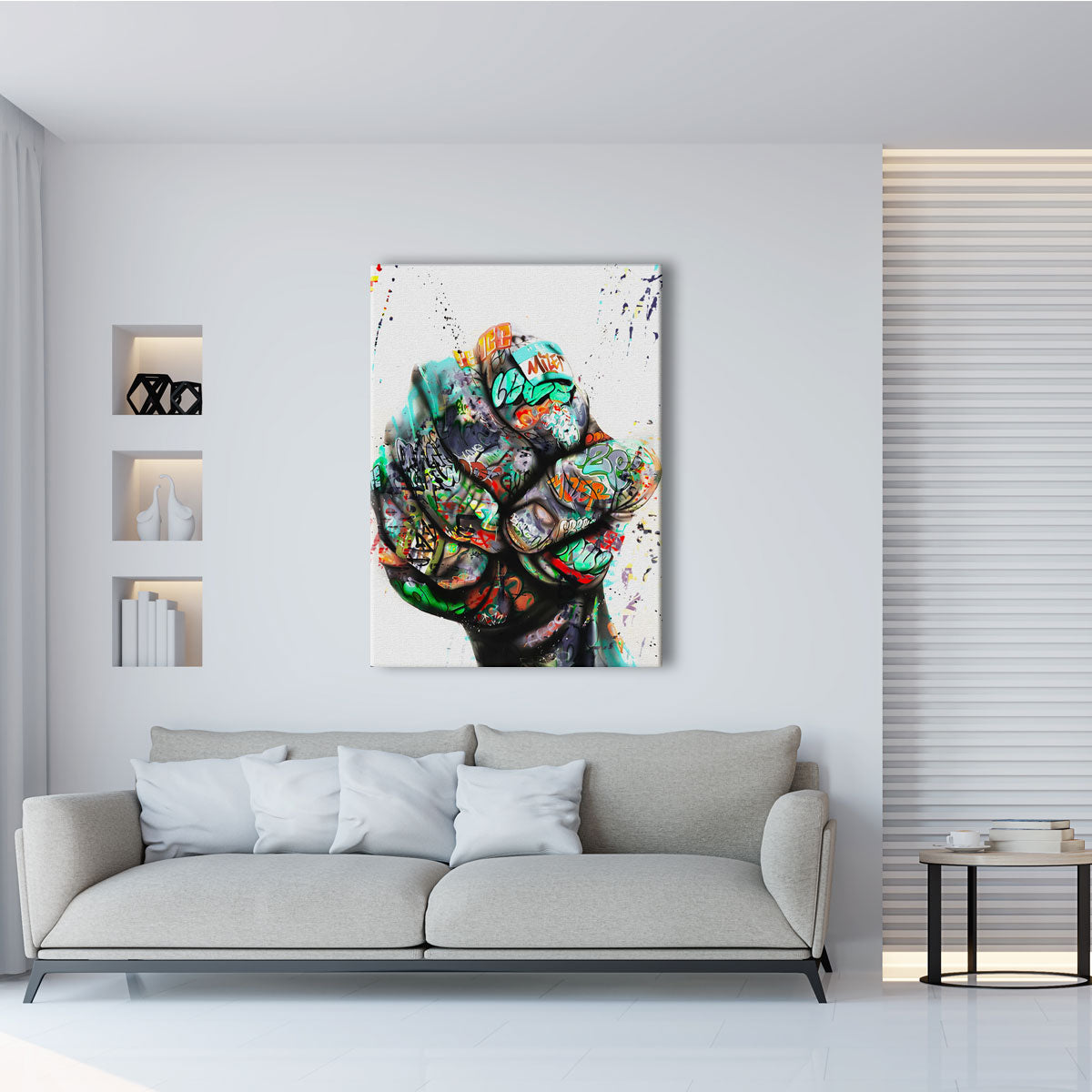 Anarchy -  Quadro Canvas Contemporaneo su telaio in legno - PlastiWood (14552340)