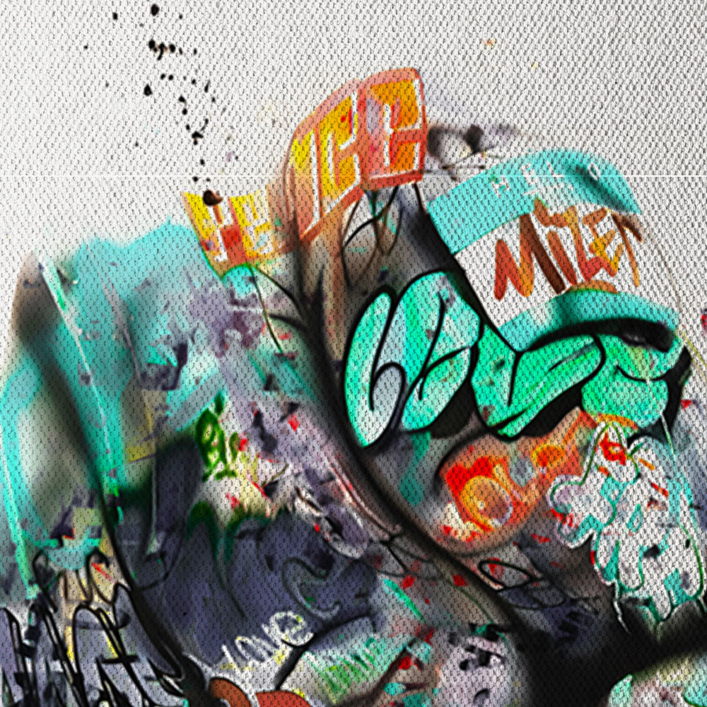 Anarchy -  Quadro Canvas Contemporaneo su telaio in legno - PlastiWood (14552341)