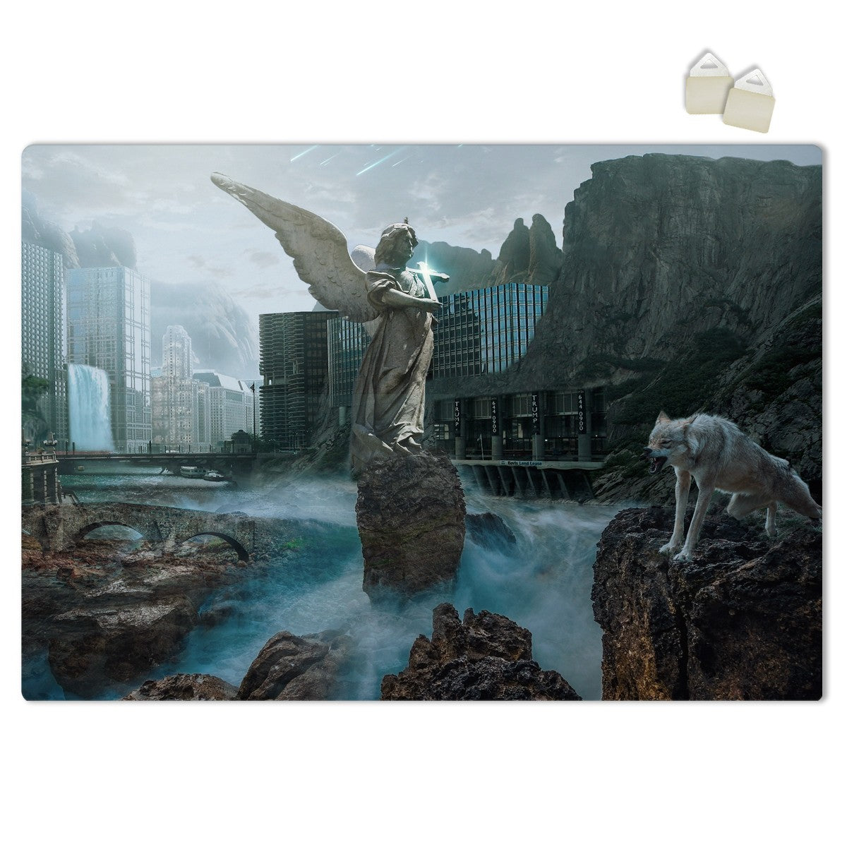 ANGEL IN THE CITY - POSTER in PVC da 3mm - PlastiWood (14552405)