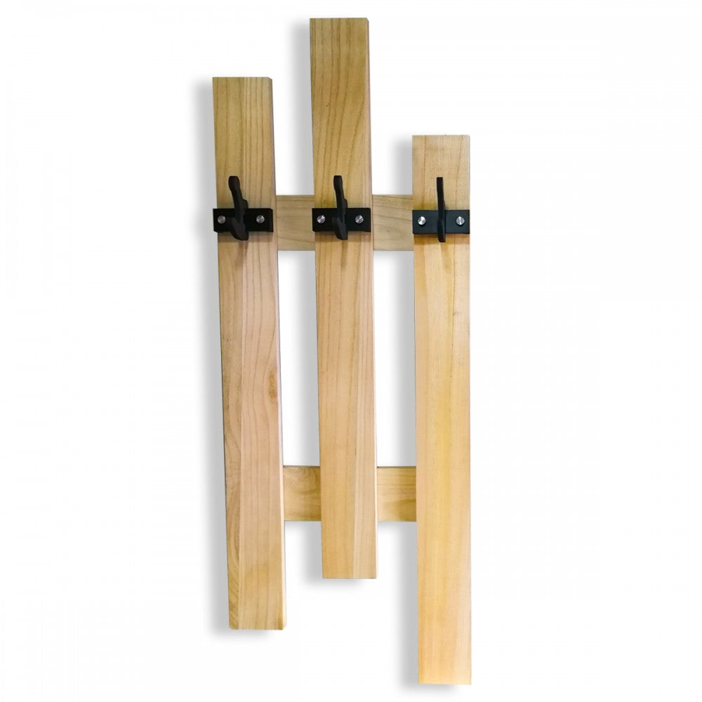 APPENDIABITI In Legno Con Ganci In PVC Neri - PlastiWood (14552448)