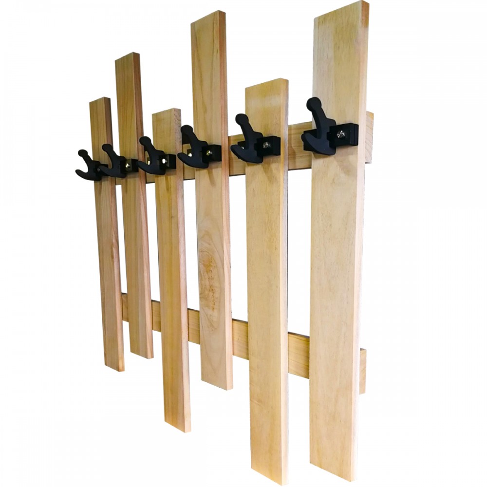 APPENDIABITI In Legno Con Ganci In PVC Neri - PlastiWood (14552449)