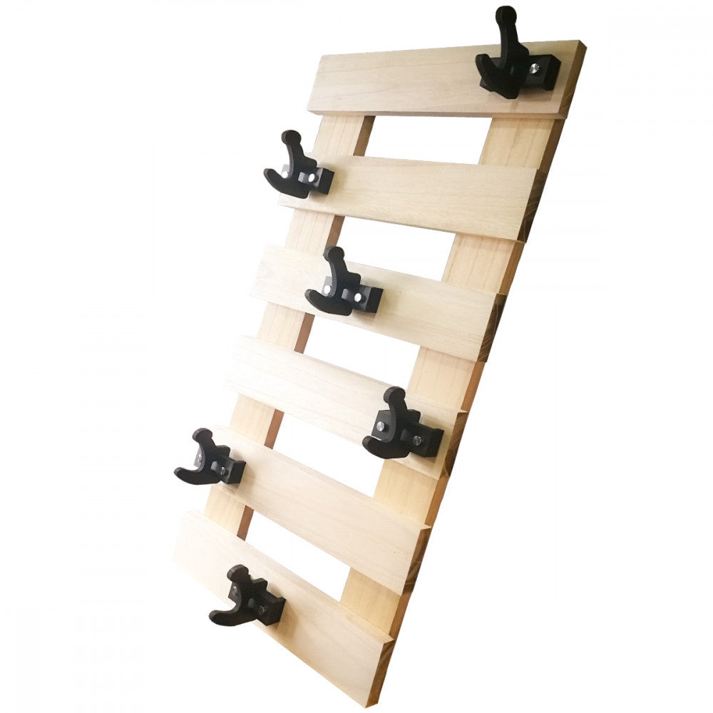 APPENDIABITI In Legno Con Ganci Sfalsati In PVC Neri - PlastiWood (14552457)