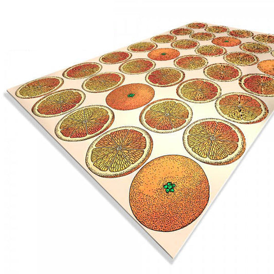 ARANCE - Paraschizzi da cucina in PVC flessibile - Misura 120x60cm spessore 3mm - PlastiWood (14552464)