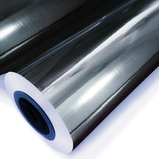 ARGENTO LUCIDO - Pellicola adesiva Metallizzata - 122cm di larghezza - PlastiWood (14552481)