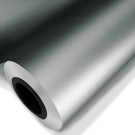 ARGENTO OPACO - Pellicola Metallizzata adesiva - 122cm di larghezza - PlastiWood (14552483)