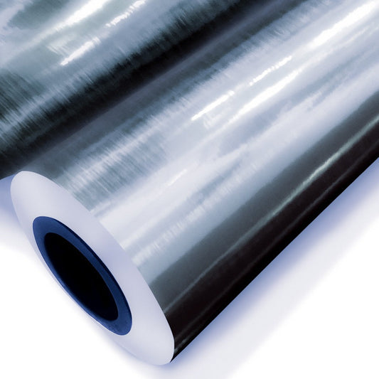 ARGENTO SPAZZOLATO - Pellicola Metallizzata adesiva - 122cm di base - PlastiWood (14552487)