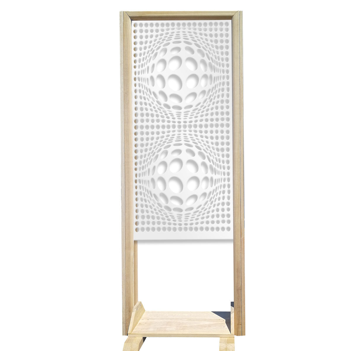 BALLS - Separè - Paravento modulabile - 70x190cm - in Legno e PVC - PlastiWood (14552641)