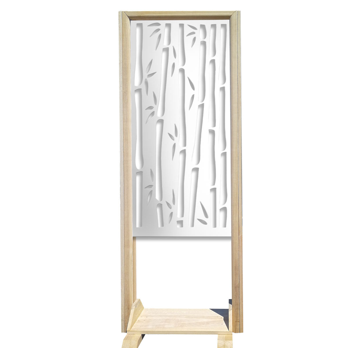 BAMBU - Separè - Paravento modulabile - 70x190cm - in Legno e PVC - PlastiWood (14552665)