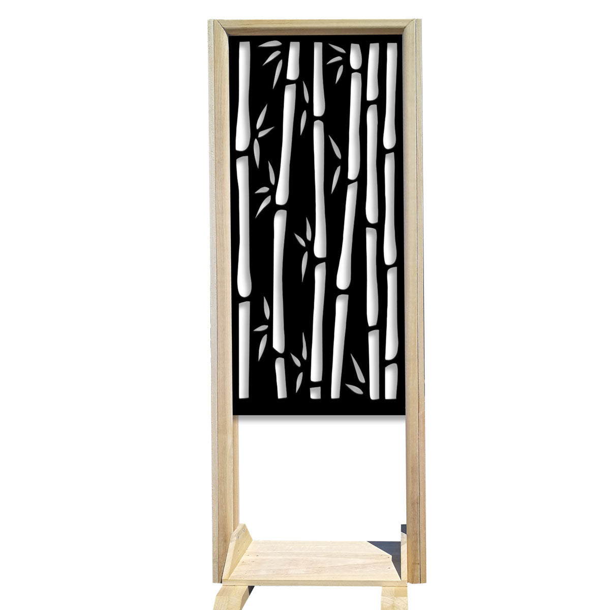 BAMBU - Separè - Paravento modulabile - 70x190cm - in Legno e PVC - PlastiWood (14552666)