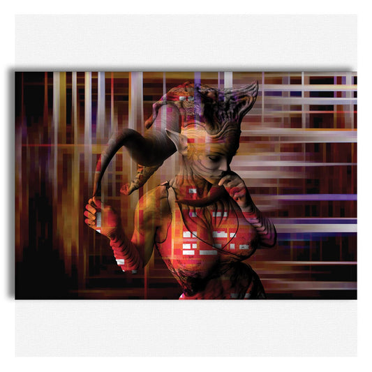 BEING Abstraction - Quadro Canvas su telaio in legno - PlastiWood (14552751)