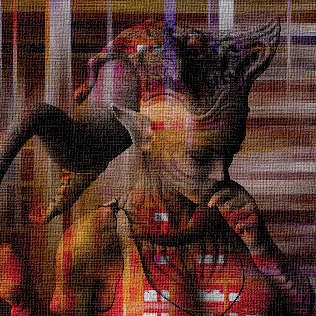 BEING Abstraction - Quadro Canvas su telaio in legno - PlastiWood (14552752)