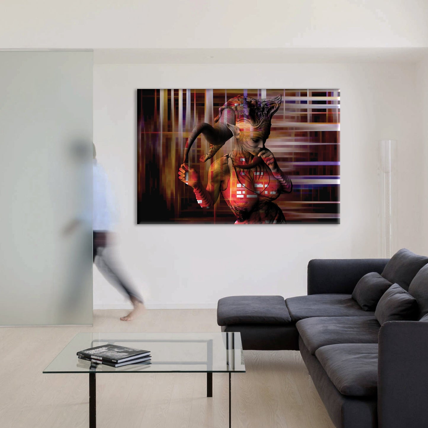 BEING Abstraction - Quadro Canvas su telaio in legno - PlastiWood (14552754)