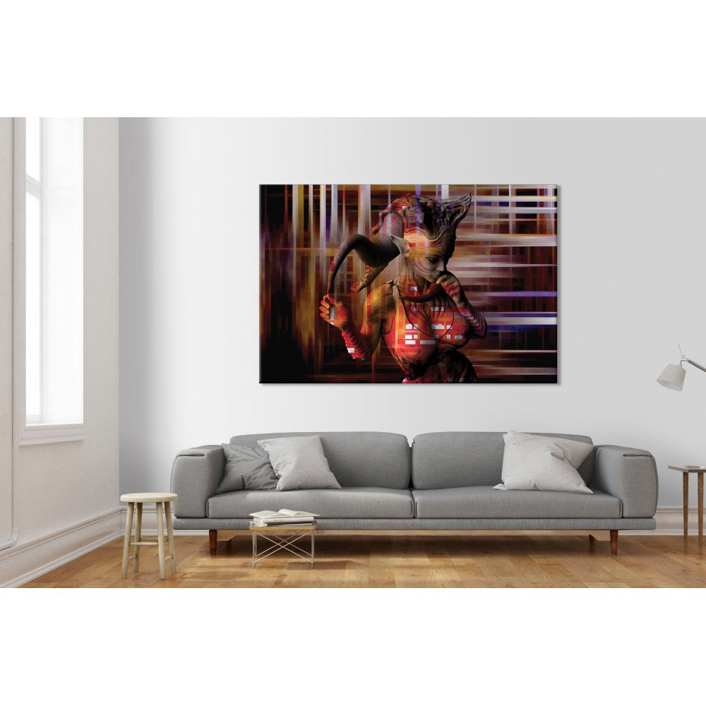 BEING Abstraction - Quadro Canvas su telaio in legno - PlastiWood (14552755)