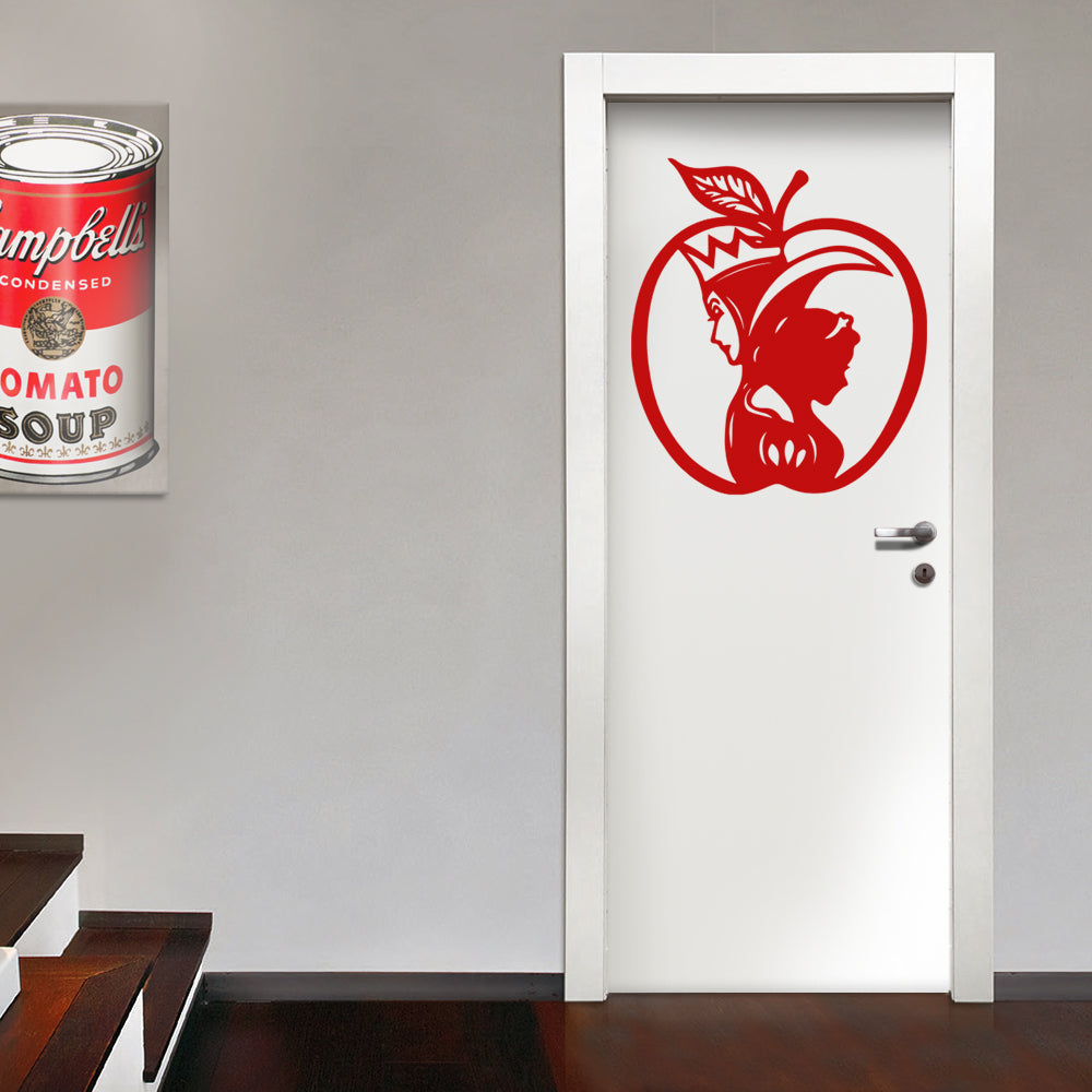 BIANCANEVE - Adesivo murale wall sticker in vinile 55x65 cm - PlastiWood (14552786)