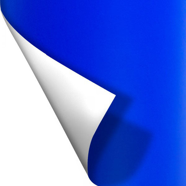 BLU ROYAL - Pellicola polimerica adesiva da 122cm di base - PlastiWood (14552946)