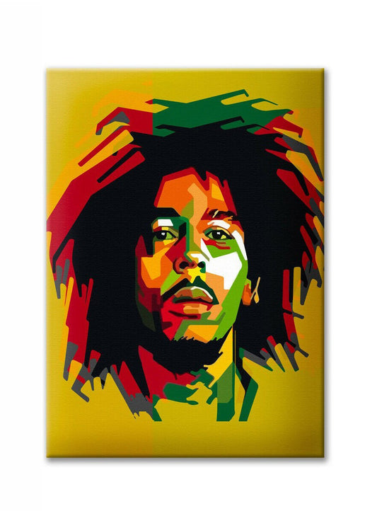 Bob Marley Tela arredo pop art, - stampa su tela in alta definizione - PlastiWood (14552957)