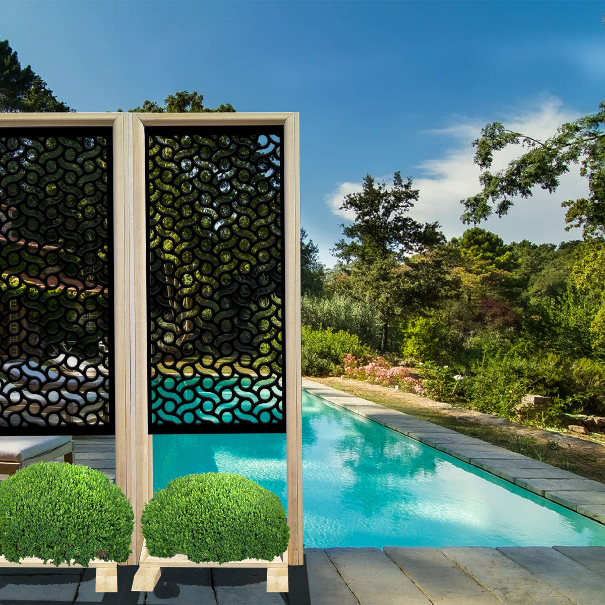 BODIES - Separè - Paravento modulabile - 70x190cm - in Legno e PVC - PlastiWood (14552987)