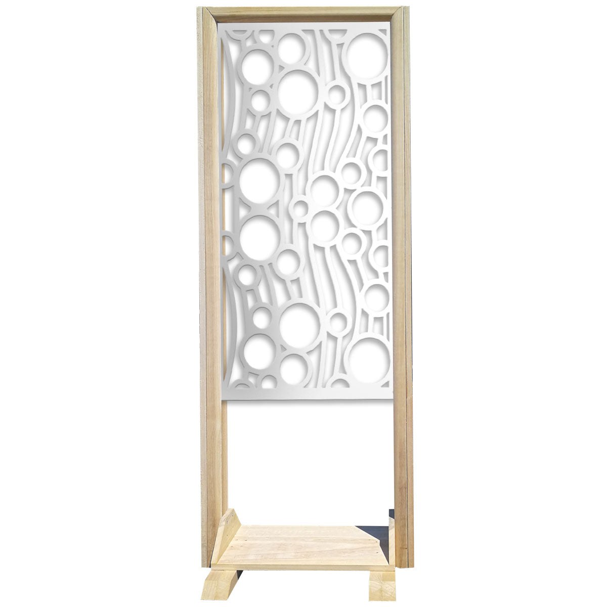 BOLLE - Separè - Paravento modulabile - 70x190cm - in Legno e PVC - PlastiWood (14553031)