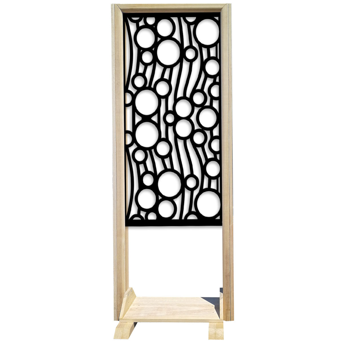 BOLLE - Separè - Paravento modulabile - 70x190cm - in Legno e PVC - PlastiWood (14553032)