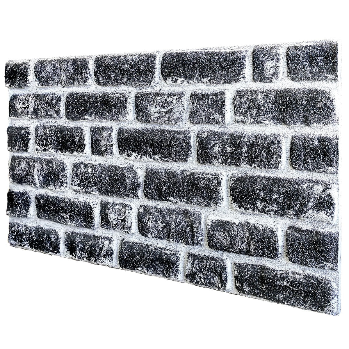 CARBON - pannello finto mattone in EPS Resinato Misura 100x50 Cm spessore 2 cm - PlastiWood (14553238)