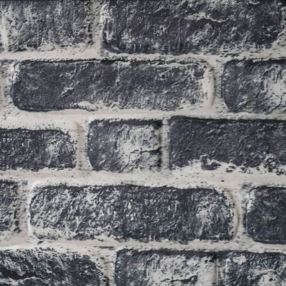 CARBON - pannello finto mattone in EPS Resinato Misura 100x50 Cm spessore 2 cm - PlastiWood (14553239)