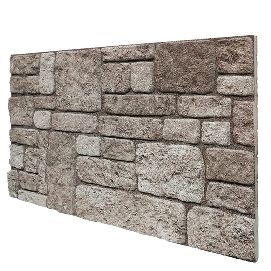 CASTELLO - Pannello finta Pietra in EPS Resinato Misura 100x50 cm Spessore 2 Cm - PlastiWood (14553247)