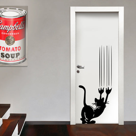 CAT - Adesivo murale wall sticker in vinile 55x130 cm - PlastiWood (14553258)