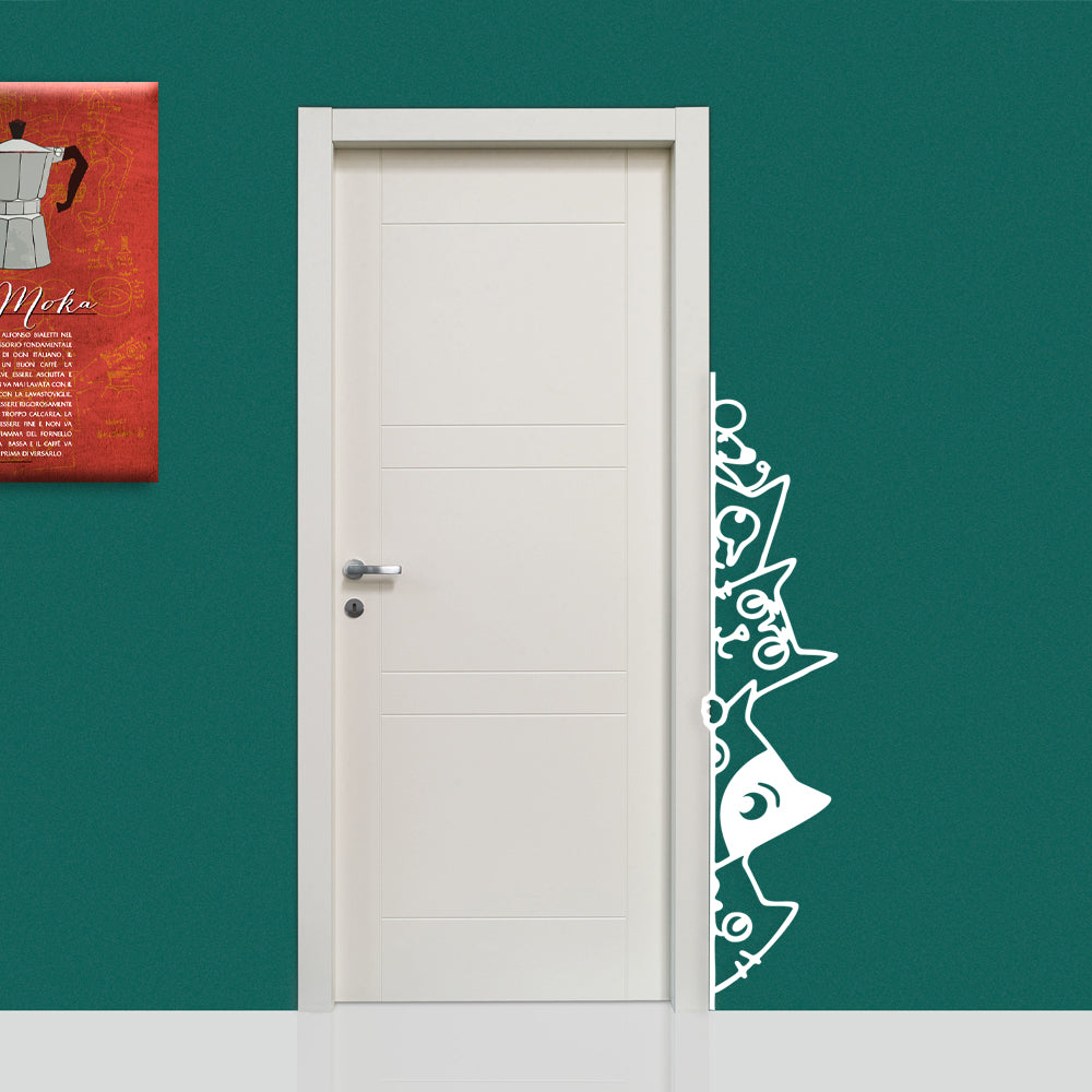 CATS - Adesivo murale wall sticker in vinile 30X140 cm - PlastiWood (14553268)