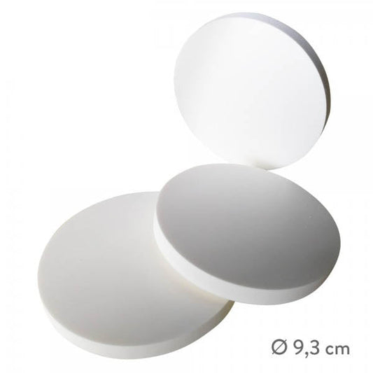 Cerchi in Forex spessore 1 cm pvc bianco - diametro 93mm - PlastiWood