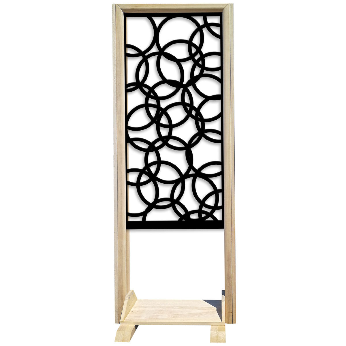 CERCHI SMALL - Separè  - Paravento modulabile - 70x190cm - in Legno e PVC - PlastiWood (14553316)