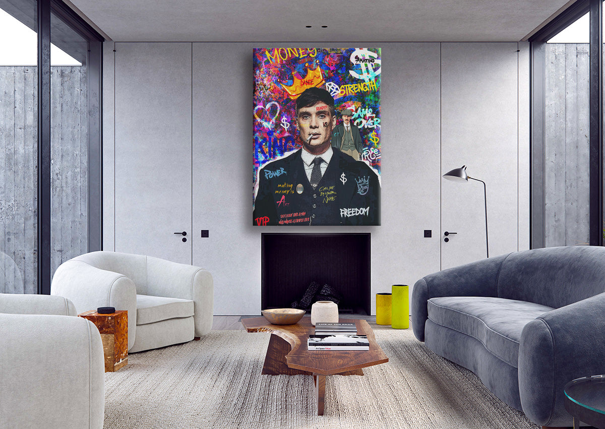 Cilian -  Quadro Canvas Contemporaneo su telaio in legno - PlastiWood (14553395)