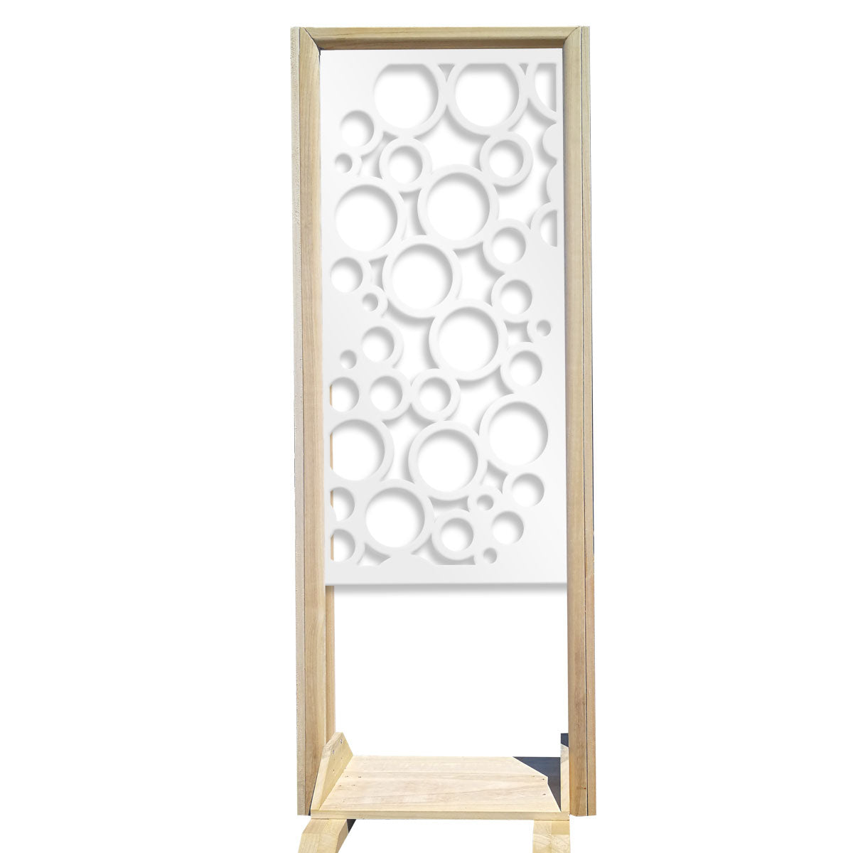 CIRCLE - Separè - Paravento modulabile - 70x190cm - in Legno e PVC - PlastiWood (14553427)