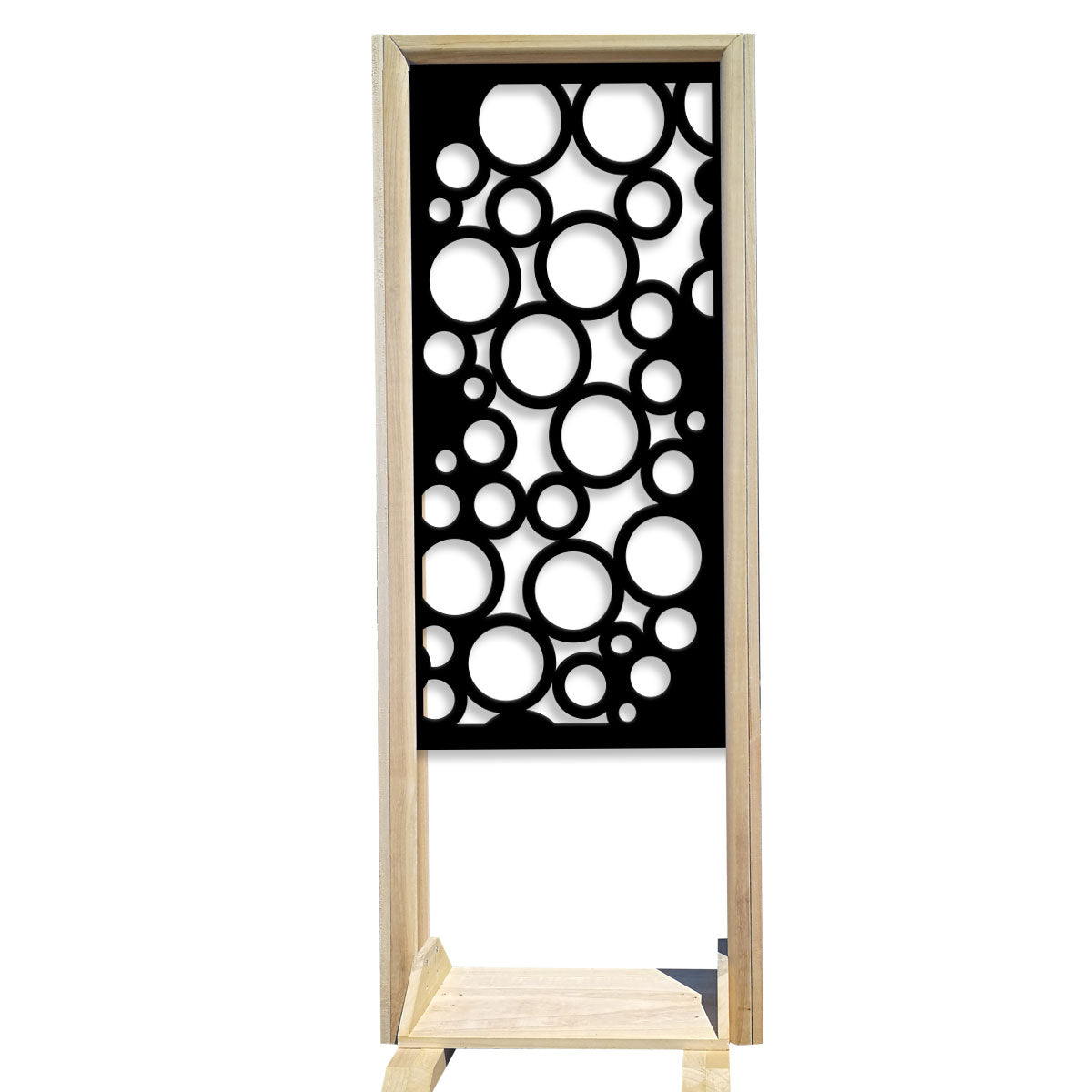 CIRCLE - Separè - Paravento modulabile - 70x190cm - in Legno e PVC - PlastiWood (14553428)
