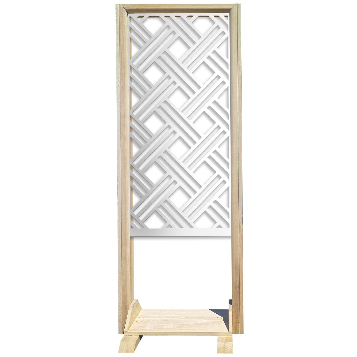 CLASSIC D - Separè - Paravento modulabile - 70x190cm - in Legno e PVC - PlastiWood (14553449)