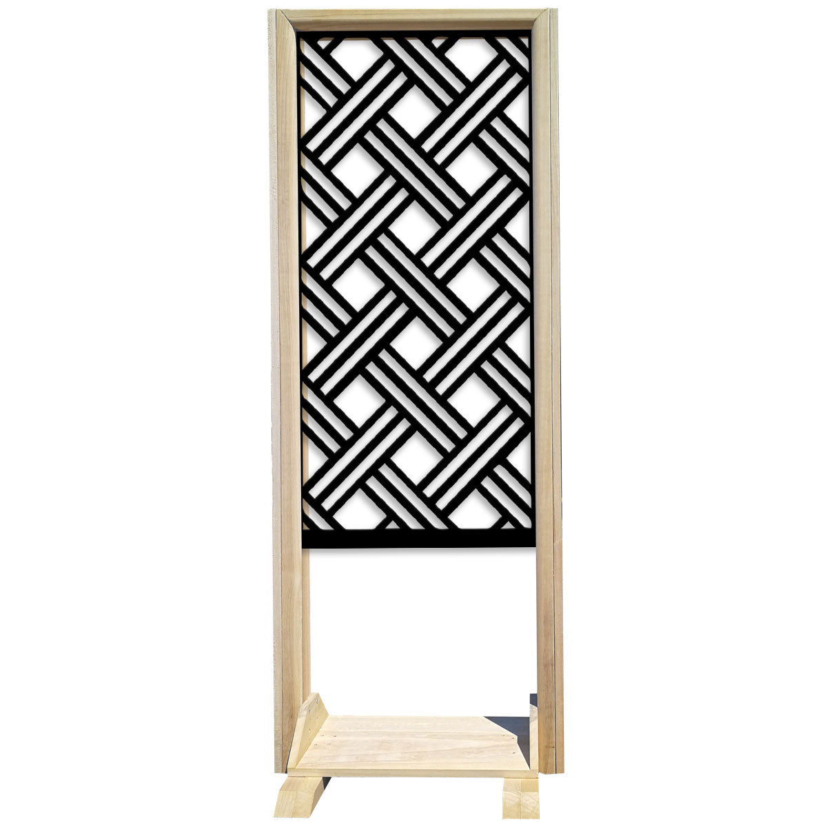 CLASSIC D - Separè - Paravento modulabile - 70x190cm - in Legno e PVC - PlastiWood (14553450)