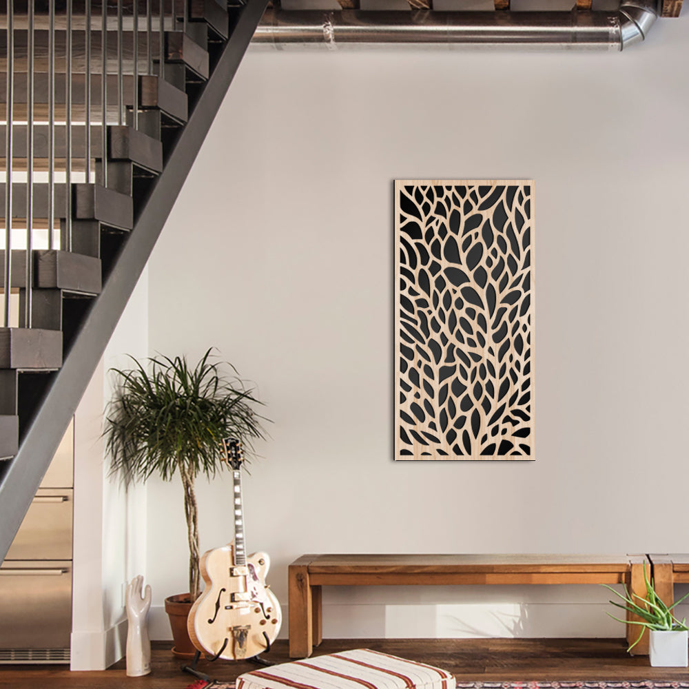 CODIUM - Quadro arredo LASERCUT composito Legno e PVC - PlastiWood (14553520)