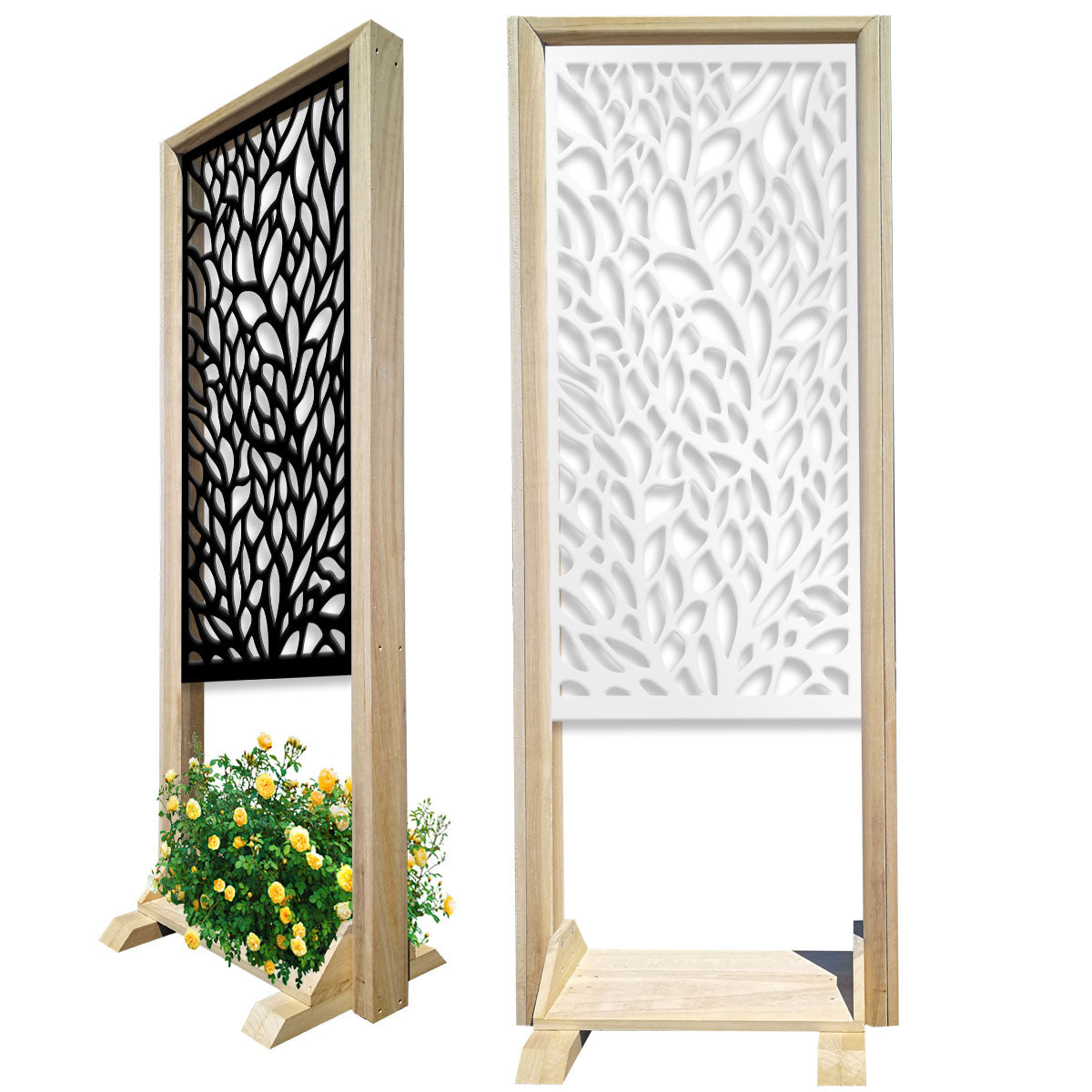 CODIUM - Separè - Paravento modulabile - 70x190cm - in Legno e PVC - PlastiWood (14553523)