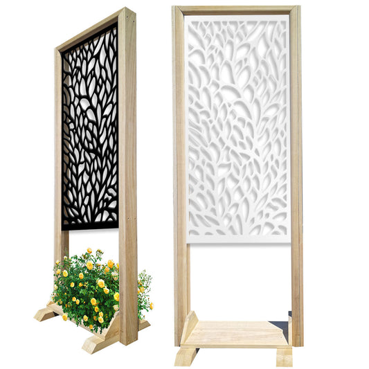 CODIUM - Separè - Paravento modulabile - 70x190cm - in Legno e PVC - PlastiWood (14553523)