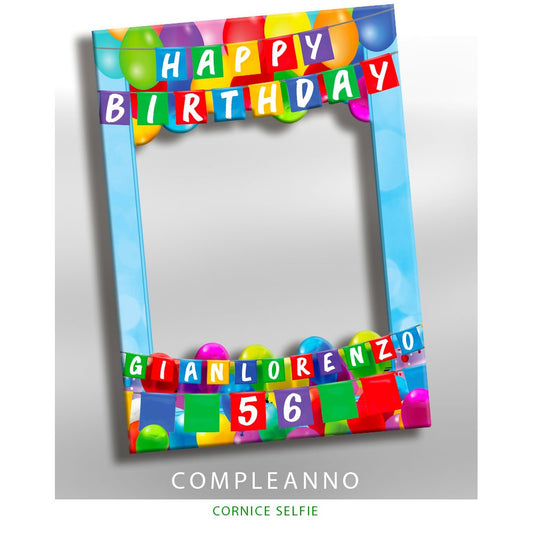 Cornice selfie Compleanno - PlastiWood
