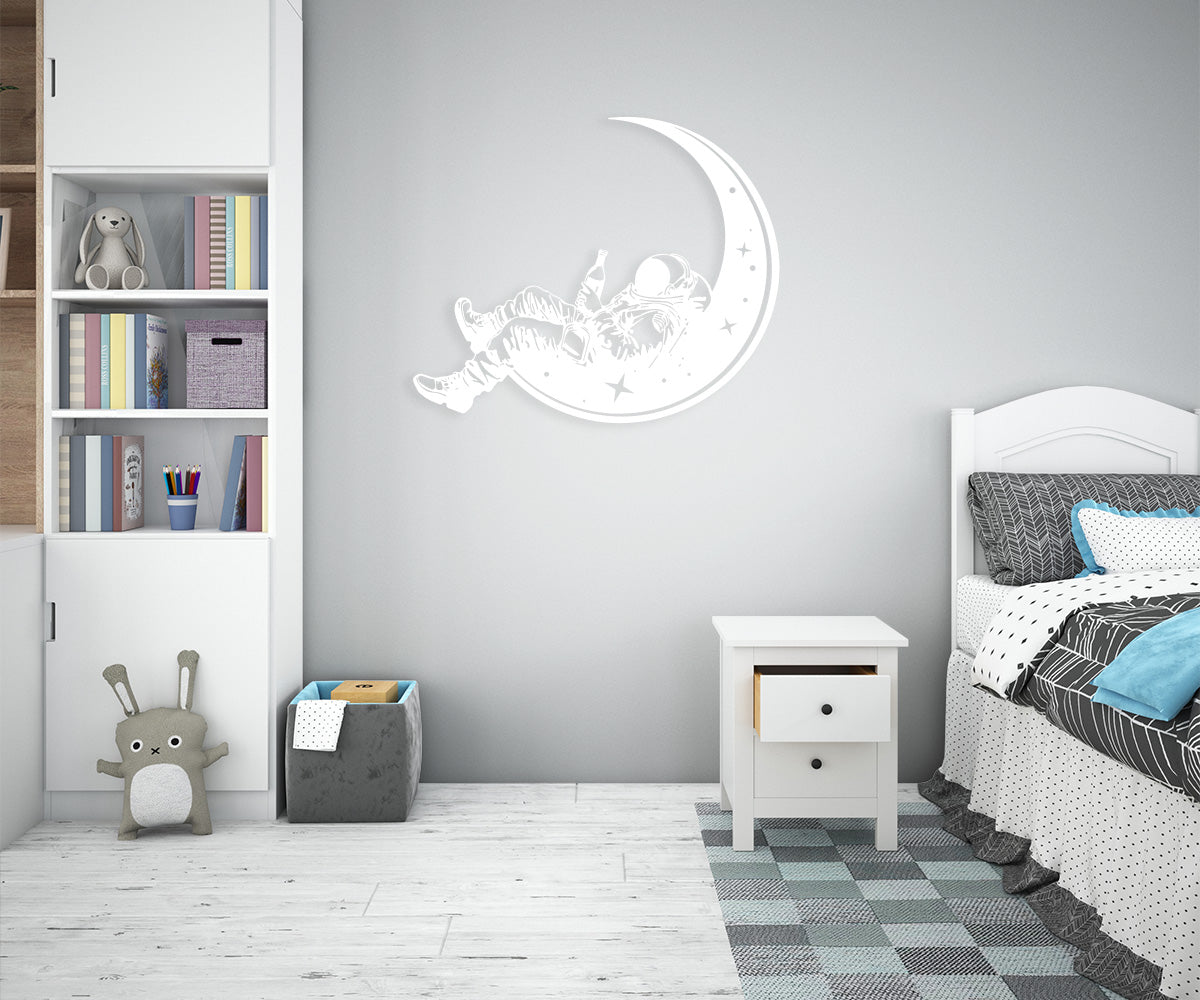 COSMONAUTA - Adesivo murale wall sticker in vinile 55x80 cm - PlastiWood (14553698)
