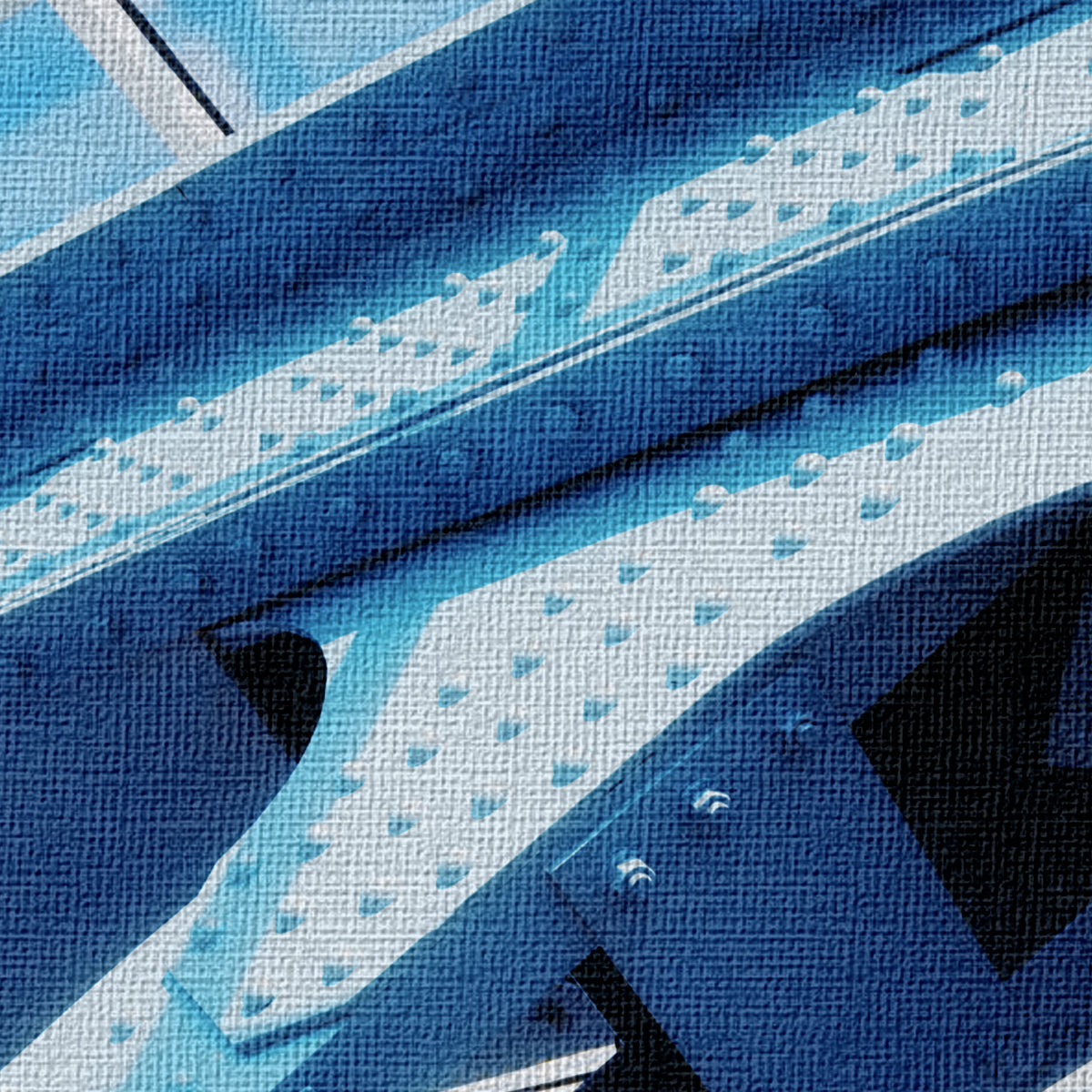 Costruzione astratta moderna - Quadro Canvas su telaio in legno - PlastiWood (14553700)