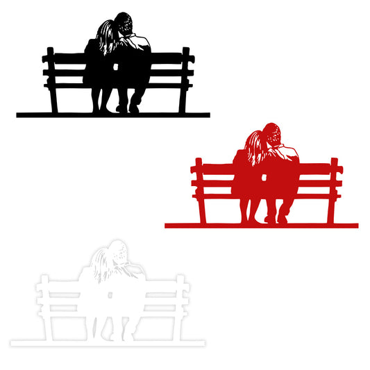 COUPLE - Adesivo murale wall sticker in vinile 55x100 cm - PlastiWood (14553704)