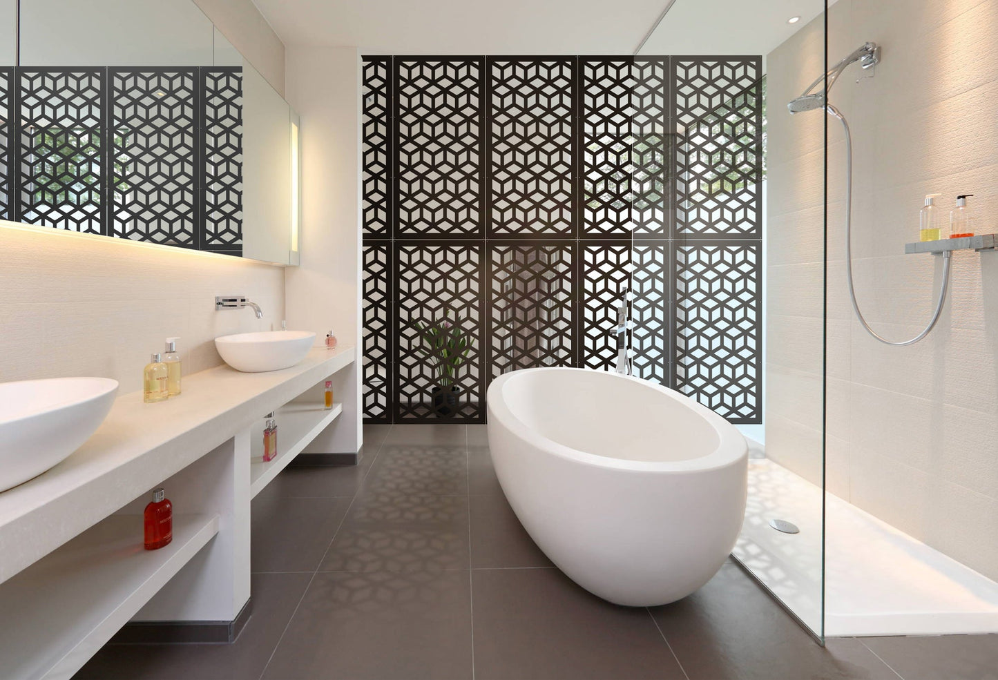 CUBO - Pannello in PVC traforato - Parasole - PlastiWood (14553839)