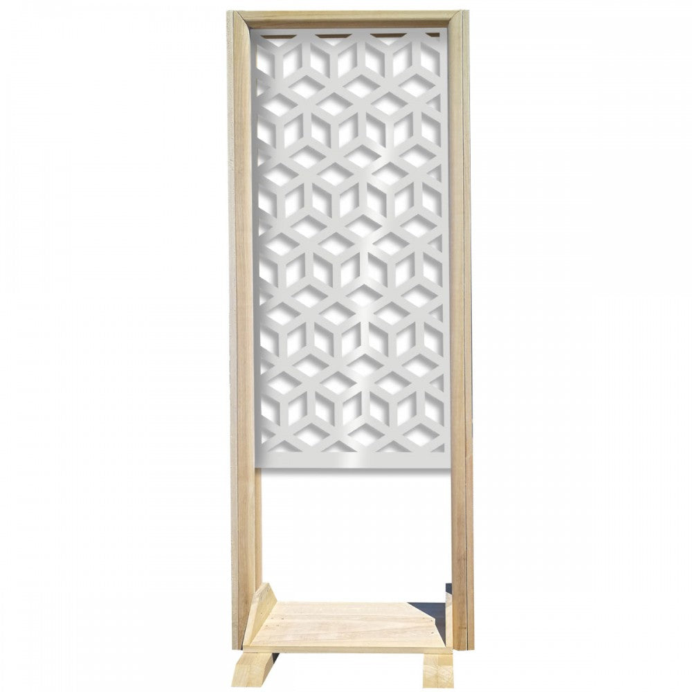 CUBO - Separè - Paravento modulabile - 70x190cm - in Legno e PVC - PlastiWood (14553842)