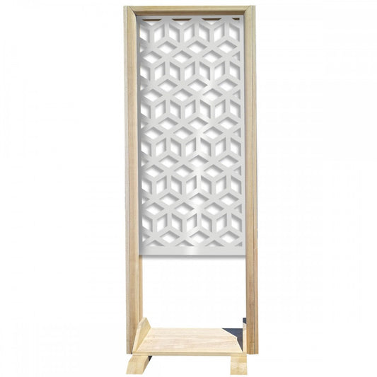 CUBO - Separè - Paravento modulabile - 70x190cm - in Legno e PVC - PlastiWood (14553842)