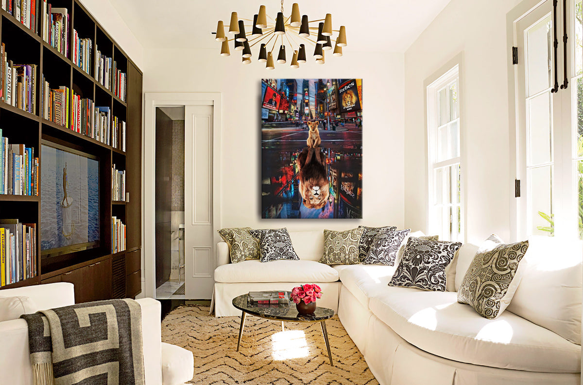 Da Grande -  Quadro Canvas Contemporaneo su telaio in legno - PlastiWood (14553876)