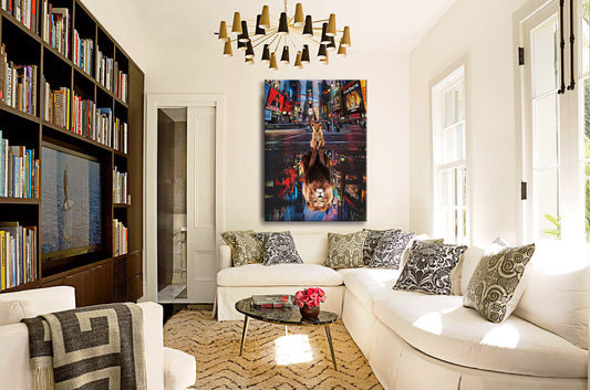 Da Grande -  Quadro Canvas Contemporaneo su telaio in legno - PlastiWood (14553876)