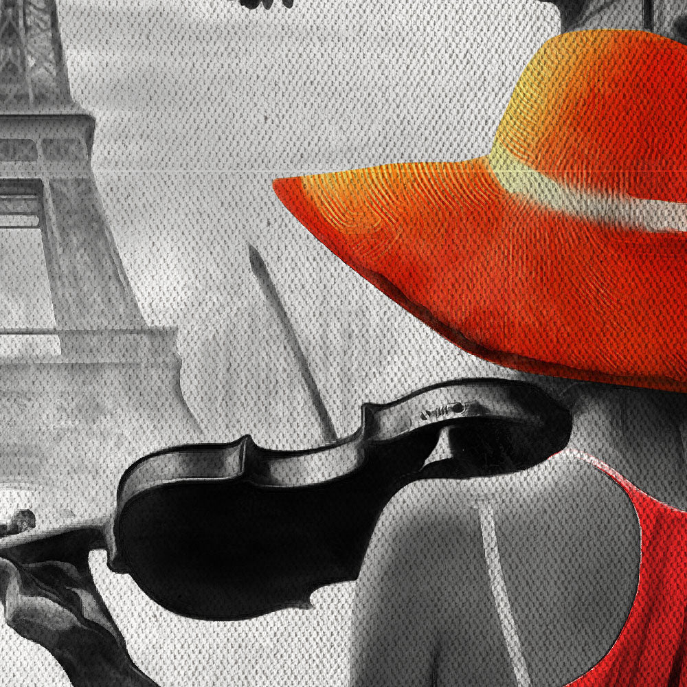 Dans Paris -  Quadro Canvas Contemporaneo su telaio in legno - PlastiWood (14553942)