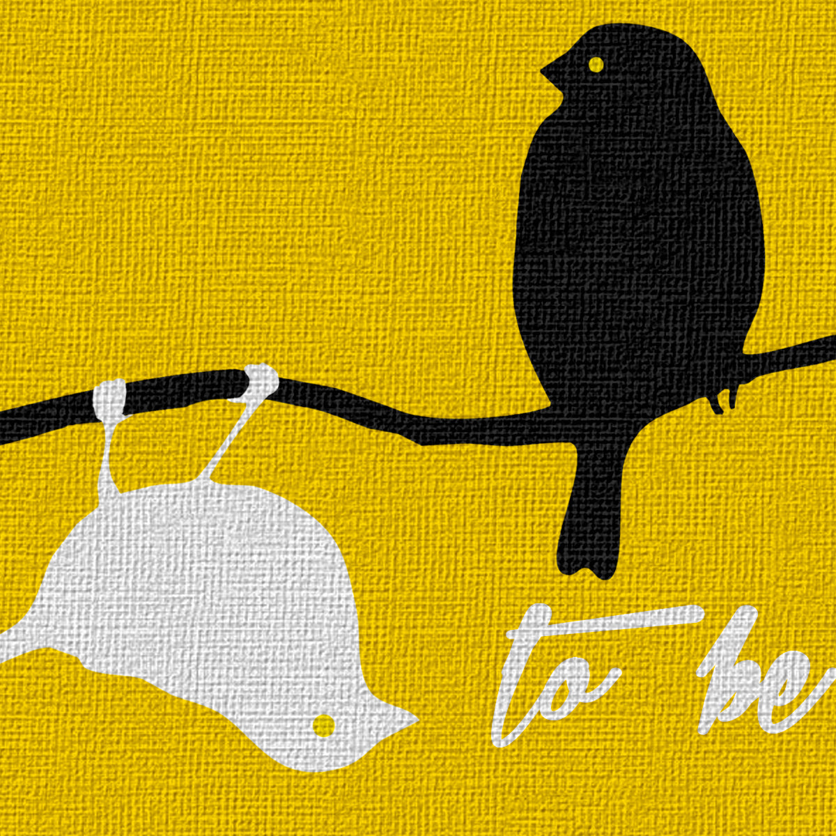 DARE TO BE DIFFERENT Quadro stampa su Canvas montato su telaio in legno - PlastiWood (14553945)